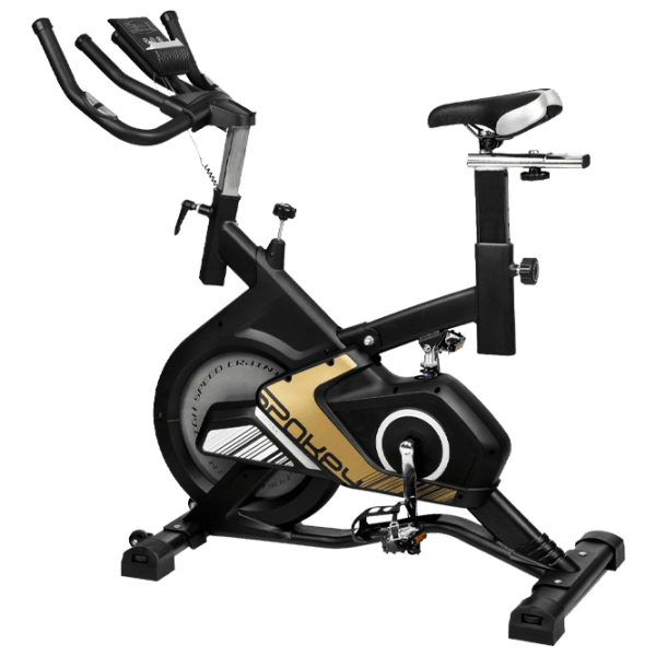 Bicicletă fitness Spokey Katana Black Vertical, 100 kg photo 1