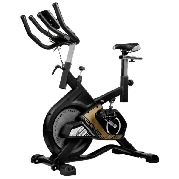 Bicicletă fitness Spokey Katana Black Vertical, 100 kg photo 2