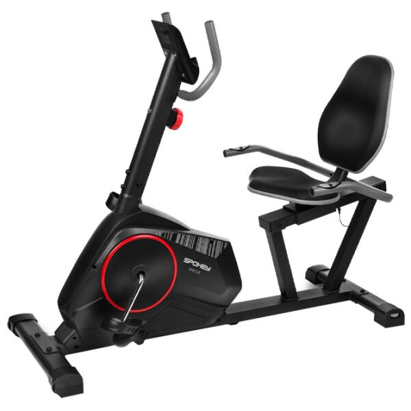 Bicicletă fitness Spokey Specus Black Orizontală, 120 kg photo 2