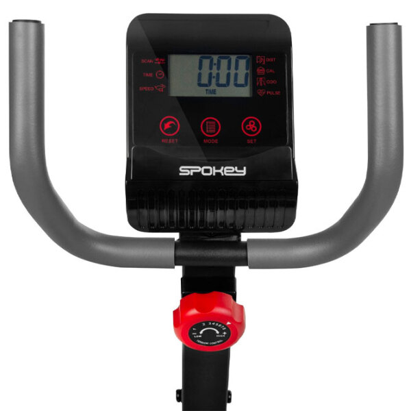 Bicicletă fitness Spokey Specus Black Orizontală, 120 kg photo 5