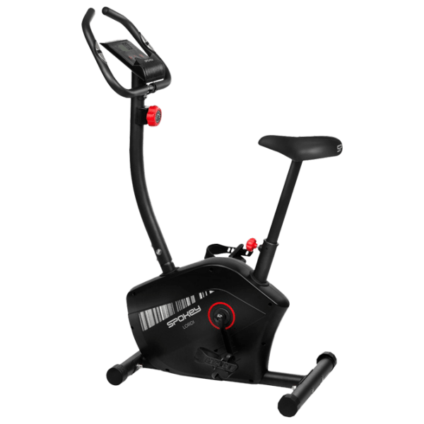 Bicicletă fitness Spokey Lordi Black Vertical, 110 kg photo 1