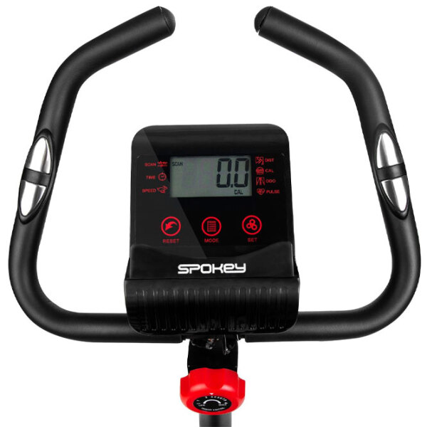 Bicicletă fitness Spokey Lordi Black Vertical, 110 kg photo 4