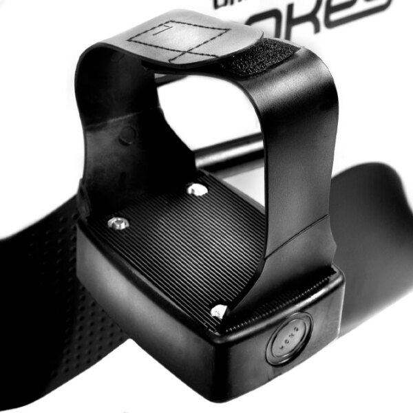 Bicicletă fitness Spokey Onego+ Black White Vertical, 100 kg photo 5