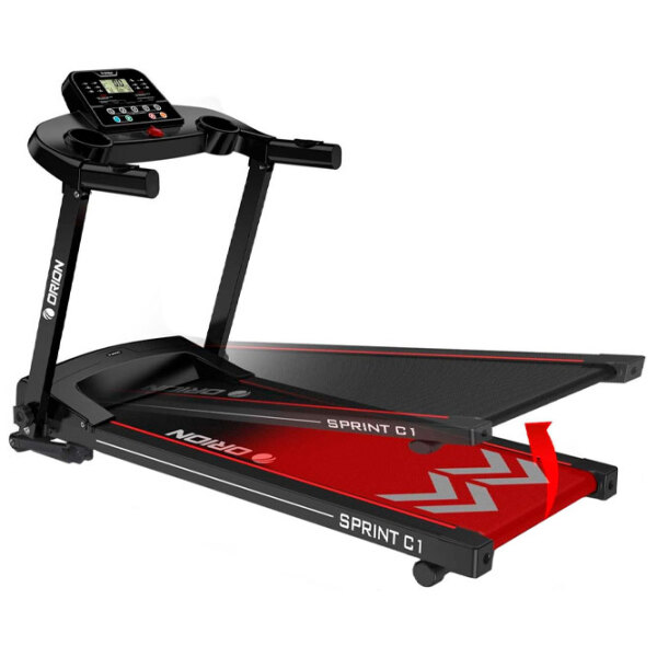 Bandă de alergat Orion Sprint C1 Black 100 kg, 12 km/ h photo 4