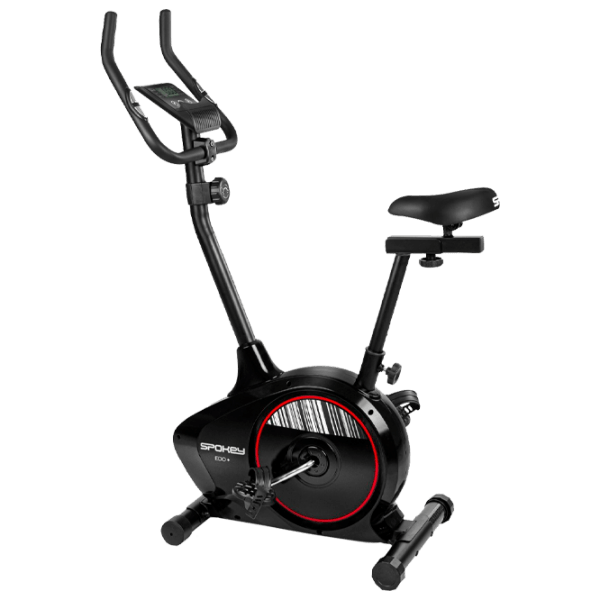 Bicicletă fitness Spokey Edo+ Black Vertical, 120 kg photo 1