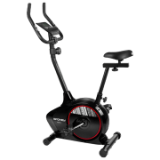 Bicicletă fitness Spokey Edo+ Black Vertical, 120 kg