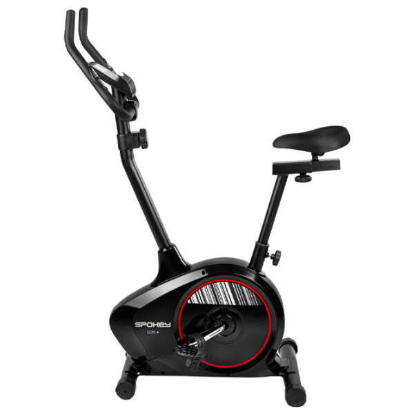 Bicicletă fitness Spokey Edo+ Black Vertical, 120 kg photo 2