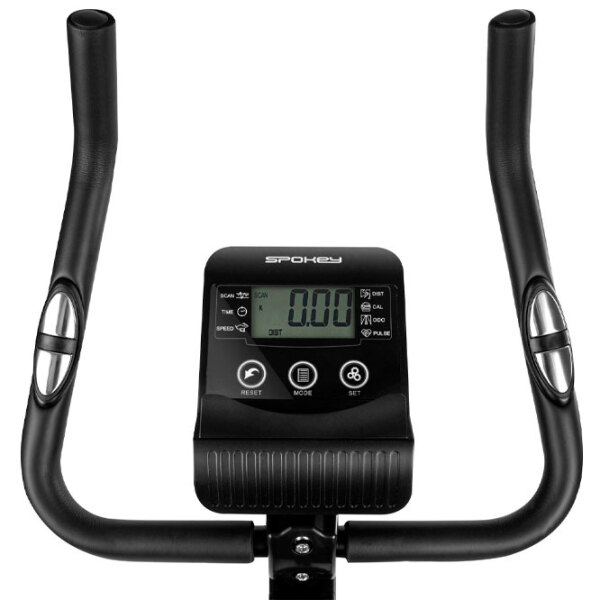 Bicicletă fitness Spokey Edo+ Black Vertical, 120 kg photo 4