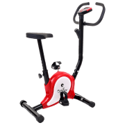 Bicicletă fitness FunFit F01 Black Red Vertical, 100 kg
