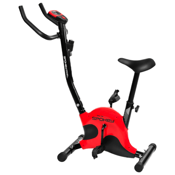 Bicicletă fitness Spokey Onego Black Red Vertical, photo 1