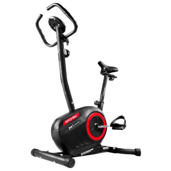 Bicicletă fitness Spokey Jive 1 Red Black Vertical, 100 kg photo 2