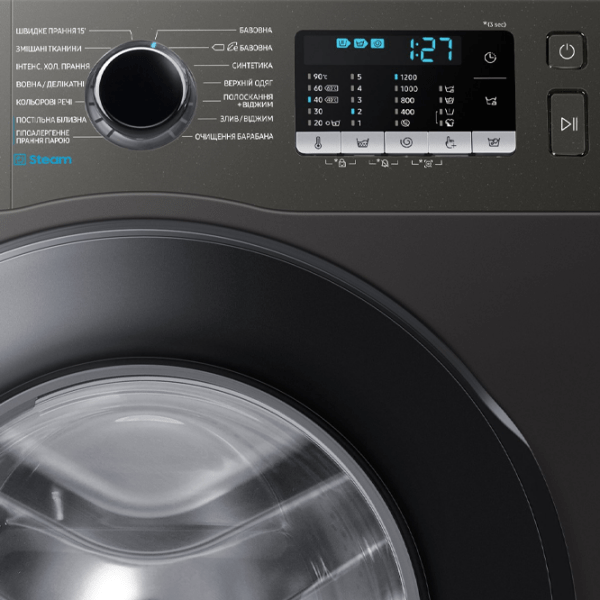 Mașină de spălat Samsung WW80AAS22AX/ UA Gray 8 kg, 1200 rpm, A+++ photo 7
