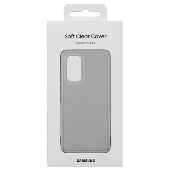 Чехол для смартфона Samsung Galaxy A33 5G (EF-QA336TBEGRU) Черный Прозрачный Samsung, TPU, Back photo 3