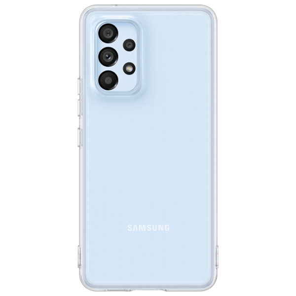Husă pentru smartphone Samsung Galaxy A53 5G (EF-QA536TTEGRU) Transparent Samsung, TPU, Clear Standing photo 1