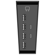 USB Hub Venom VS5006 Black 