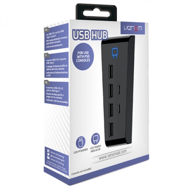 USB Hub Venom VS5006 Black  photo 8