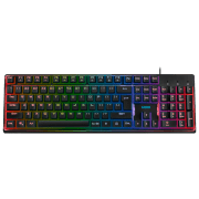 Tastatură NOXO Fusionlight Black Gaming, Cu fir