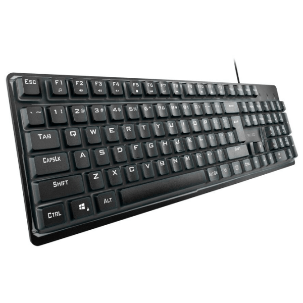 Tastatură NOXO Fusionlight Black Gaming, Cu fir photo 3