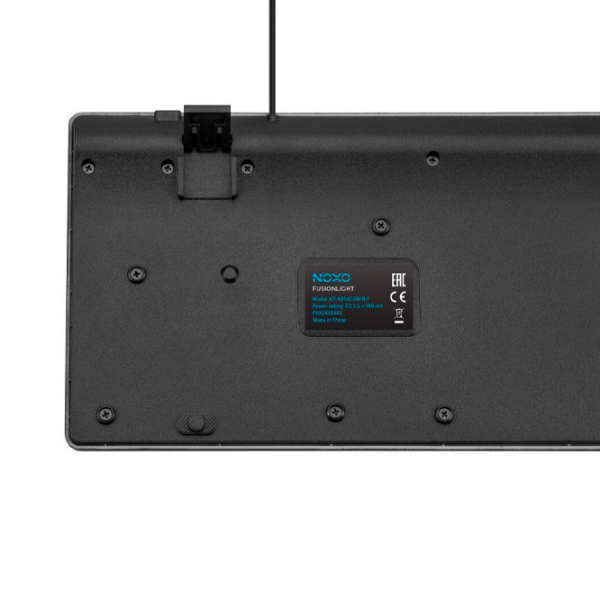 Tastatură NOXO Fusionlight Black Gaming, Cu fir photo 4