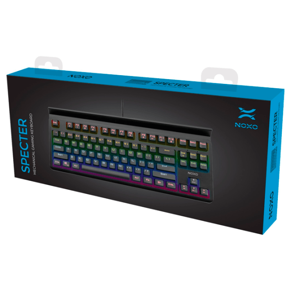 Tastatură NOXO Specter Black Gaming, Cu fir photo 5