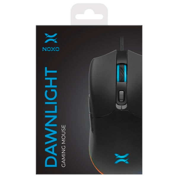 Mouse NOXO Dawnlight Black Cu fir / 6400 dpi photo 5