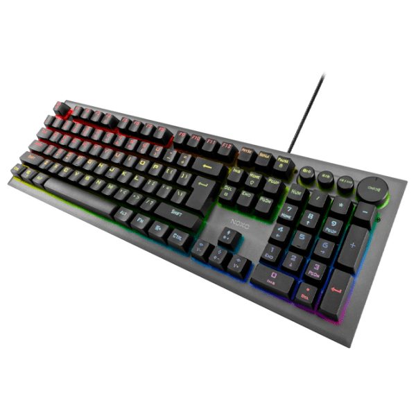 Tastatură NOXO Conqueror Black Gaming, Cu fir photo 3