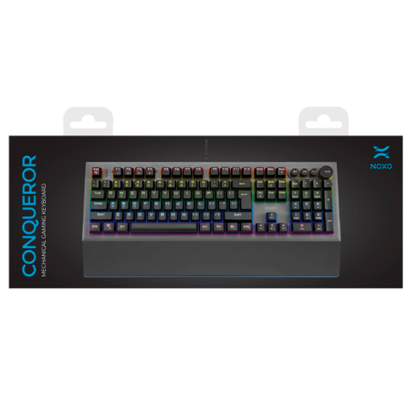 Tastatură NOXO Conqueror Black Gaming, Cu fir photo 6