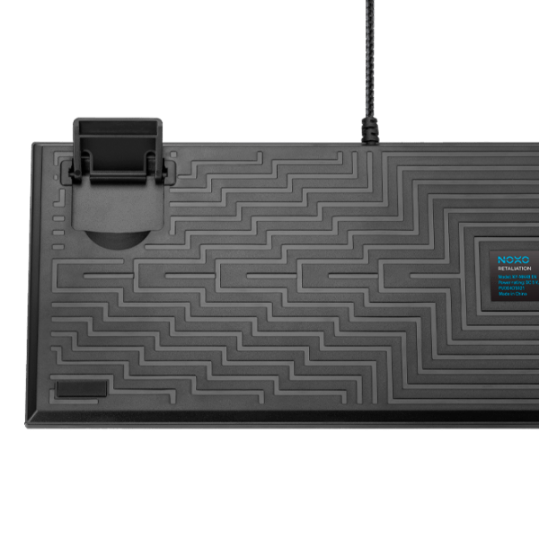 Tastatură NOXO Retaliation Black Gaming, Cu fir photo 4