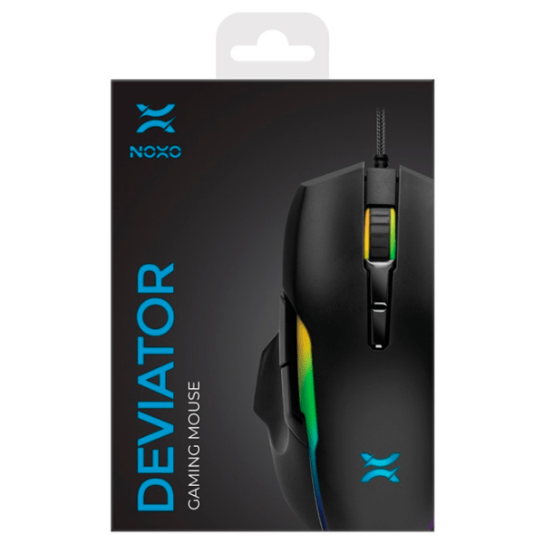 Mouse NOXO Deviator Black Cu fir / 6400 dpi photo 6