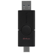 Флэшка USB Kingston DataTravel Duo 64 ГБ Черный USB 3.2, Пластик
