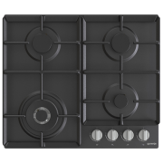 Plită încorporabilă pe gaz Gorenje GW 641 EXB Black Oțel emailat, Gratare: Fontă