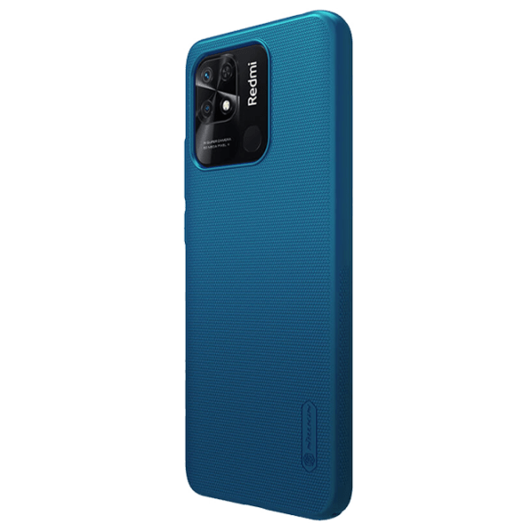 Husă pentru smartphone Xiaomi Redmi 10C Frosted Shield Peacock Blue Nillkin, PC, Back photo 3
