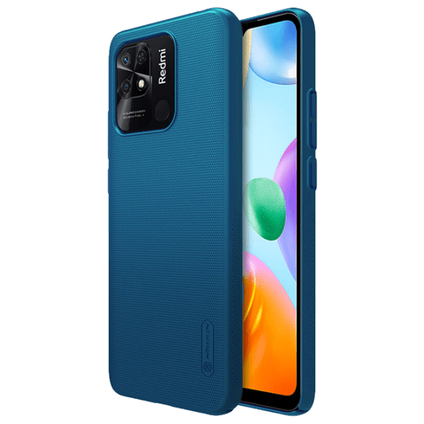 Husă pentru smartphone Xiaomi Redmi 10C Frosted Shield Peacock Blue Nillkin, PC, Back photo 5