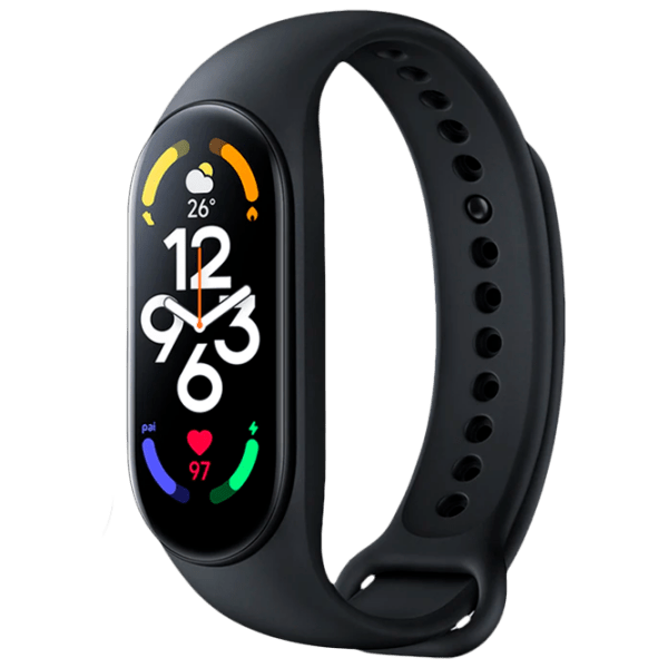 Fitness Tracker Xiaomi Mi Band 7 Black 1.62", 490 x 192, AMOLED photo 1