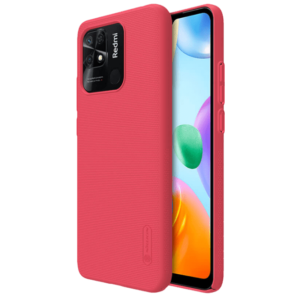Husă pentru smartphone Xiaomi Redmi 10C (Frosted Shield) Red Nillkin, PC, Back photo 5