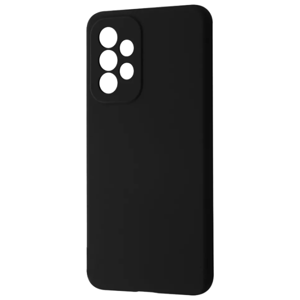 Чехол для смартфона Samsung Galaxy A33 (Full Silicone) Черный WAVE, TPU, Back photo 1