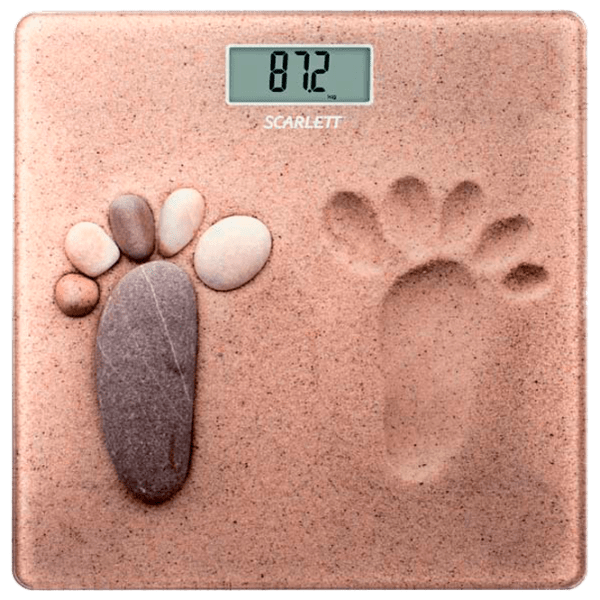 Cântar de podea Scarlett SC-218 Beige 180 kg / Beige photo 1
