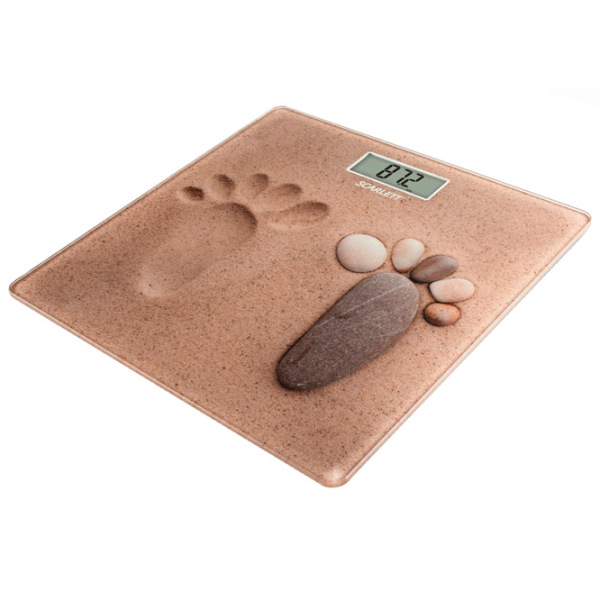 Cântar de podea Scarlett SC-218 Beige 180 kg / Beige photo 2