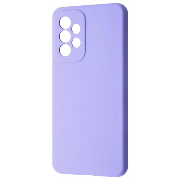 Чехол для смартфона Samsung Galaxy A33 5G (Full Silicone) Светлый Пурпурный WAVE, TPU, Back photo 1