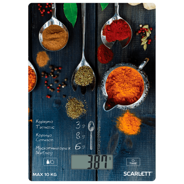 Кухонные весы Scarlett SC-KS57P68 Разноцветный  photo 1
