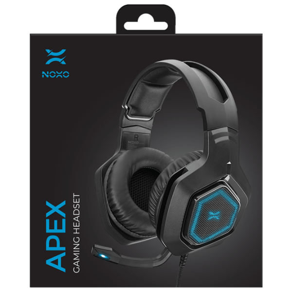 Căști NOXO Apex Black Cu fir/ Gaming/ Over the ear photo 6