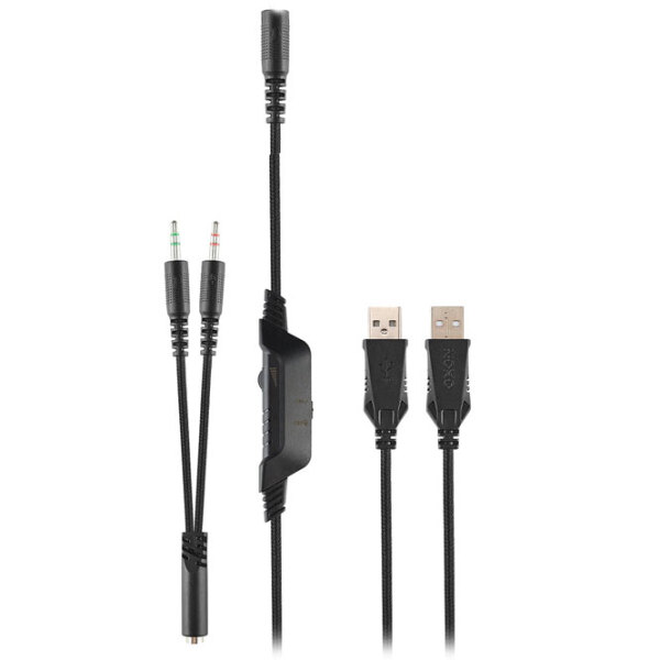 Căști NOXO Skyhorn Black Cu fir/ Gaming/ Over the ear photo 5