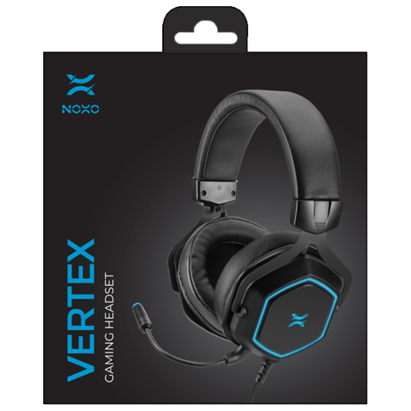 Căști NOXO Vertex Black Cu fir / Gaming / Over the ear photo 6