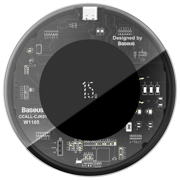 Сетевое зарядное устройство Baseus WXJK-B02 (15 Вт) Прозрачный 2.1 А / Прозрачный photo 1