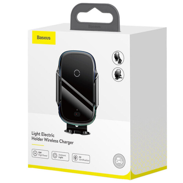 Держатель телефона Baseus Light Electric Черный  photo 4