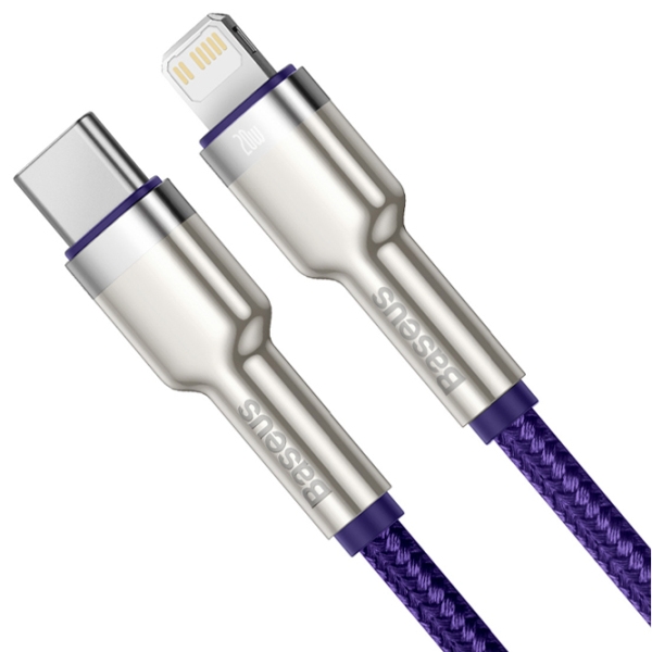 Cablu pentru telefon Baseus CATLJK-B05 USB Type-C/ Lightning Purple  photo 2