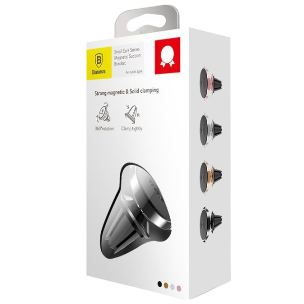 Suport pentru telefon Baseus Small Ears Series Magnetic Suction Black  photo 5