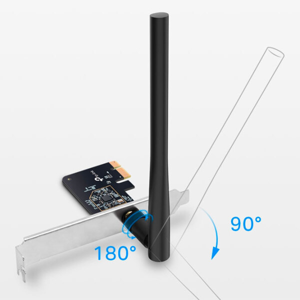 Adaptor de rețea TP-Link Archer T2E Black  photo 2