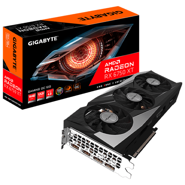 Видеокарта Gigabyte Radeon RX 6750 XT Gaming OC 12 ГБ  photo 8