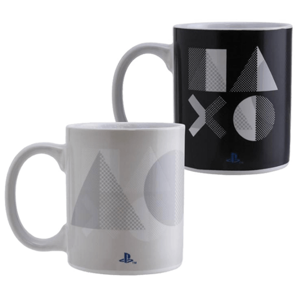 Cană Paladone PlayStation Heat Change Mug PS5 White 300 ml photo 1